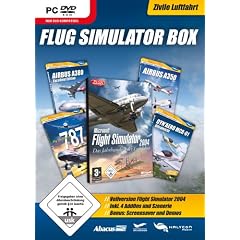 Flug Simulator Box: Zivile Luftfahrt inkl. Microsoft Flight Simulator 2004