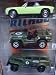Matchbox Detailed Diecast Black Wheel Jungle Crawler, Jeep Willys, Porsche 914 - 1:64 Scale Collector