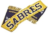 NHL Men's Game Day Team Scarf (Buffalo Sabres, One Size Fits All), Gold/navy