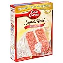 Betty Crocker Supermoist Cake Mix, Strawberry, 18.25-Ounce Boxes (Pack of 12)