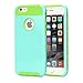 iPhone 6 Case, oneCase™ Hybrid High Impact Shockproof Protective Case Hard Plastic+Soft Silicon Rubber Armor Defender Case Cover for Apple iPhone 6 4.7 inch Screen with Stylus & Screen Protector (Light Blue/Green)