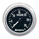 SunproCP7978MechanicalVacuumGauge-BlackDial