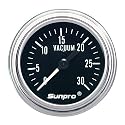 Sunpro CP7978 Mechanical Vacuum Gauge - Black Dial