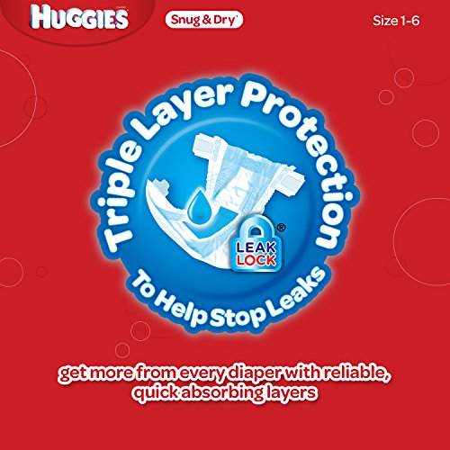 Huggies Snug and Dry Diapers, Size 4, 156 Count Baby Shop