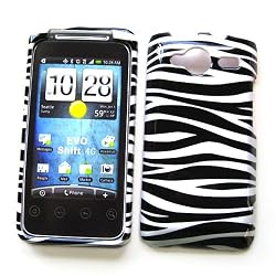 HTC EVO Shift 4G (Sprint) Snap On Protector Hard Case "Zebra Pattern" Design