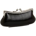 La Regale Embossed Leather Minaudiere