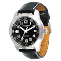 Field & Stream Men's Lumi-Tech Black Leather Strap Watch #F182GKSKL