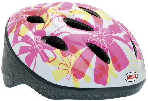 Bell Edge Girl Youth Bike Helmet (Neon Floral/Pink)