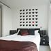 Heart Grid Wall Decal Olive 72