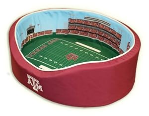 NCAA Texas A&M Aggies Stadium Pet Beds, 18 x 22-Inch