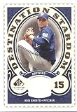 Ben Sheets 2009 SP Legendary Cuts Destination Stardom Memorabilia Jersey Card Milwaukee Brewers
