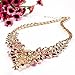 Qiyun (TM) Flower Cluster Y Lariat Pendant Bib Resin Beaded Colorful Multicolored Necklace