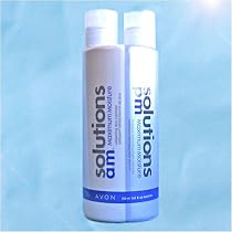 Avon Solutions a.m/p.m Maximum Moisture - Refreshing Day Cleanser/Makeup Removing Night Cleanser
From Avon
