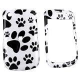 For Blackberry Curve 8520 Hard Case Cover Paw Prints