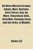 No Wave Musical Groups: Swans, Mars, Neptune, Bush Tetras, DNA, No More, Theoretical Girls, Stick Men, Teenage Jesus and the Jerks, Ex Models-
