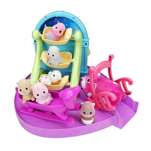 Zhu Zhu Pets Baby Activity Playset - Triplet Bedroom:Zhu Zhu Pets Baby Activity Playset - Triplet Bedroom Images