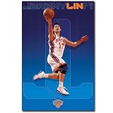 (22x34) Official Jeremy Lin New York Knicks Sports Poster Print