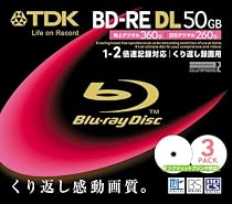 TDK 録画用ブルーレイディスク 50GB BD-RE(繰り返し録画用) 2X ホワイトワイドプリンタブル 10mmケース 3枚パック BEV50PWA3S