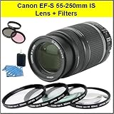 Canon EF-S 55-250mm f/4.0-5.6 IS Telephoto Zoom Lens for Canon Digital SLR  ....