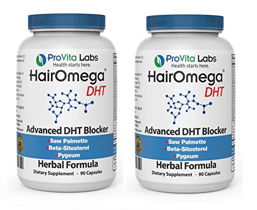 Hairomega dht blocker/dht metabolism support for healthy hair gro…