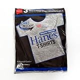 Hanes ヘインズ ブルーパック クルーネックTシャツ 3枚組 グレー無地 Lサイズ