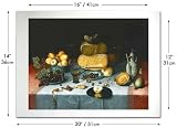 Still Life with Cheeses - Dijck 20 Fine Art Print on Canvas