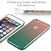iPhone 6s Case,CLONG iPhone 6 6s Cover Colorful Clear Shell Slim Case Translucent Impact Resistant Flexible TPU Soft Bumper Case Protective Shell for Apple iPhone 6/6S 4.7 inch(Gradient Mint)