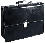 Review Jack Georges  / Jack Georges Sienna Triple Gusset Flapover Leather Business Cases