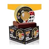 Pittsburgh Pirates 4 pack Coaster Set with Game Used Dirt