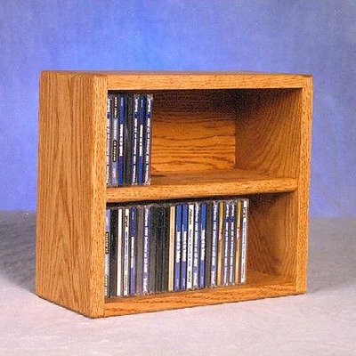 Detail image Dark (Special Order) Woodshed 52-CD Wall Mount Storage Rack