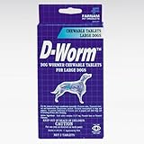 D-Worm Chewable Tablets for Large Dogs, 2 count
