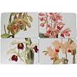 Orchids - 4 Hardboard cork backed placemats