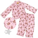 Curious George Pink Coat-Style Pajamas for Toddler Girls