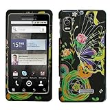 Rubberized Black Pink Orange Green Yellow Purple Flower Butterfly Snap on D ....
