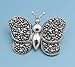 Butterfly Brooch - Sterling Silver and Marcasite