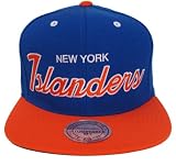 New York Islanders Mitchell & Ness Script Retro Snapback Cap Hat