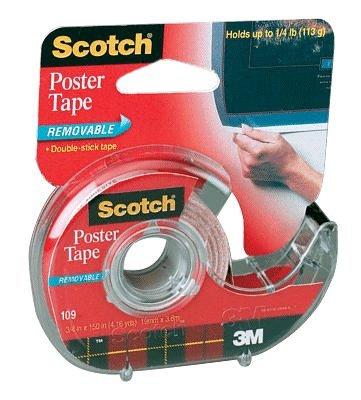 Scotch(R) Wallsaver Removable Poster Tape - Size: 3/4 x 150