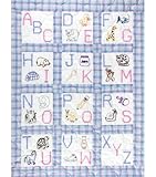 Stmpd Nursery Quilt Blocks 9X9 12/Pkg-ABC