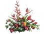 32" Vibrant Artificial Bird of Paradise Plant with Metal Tray