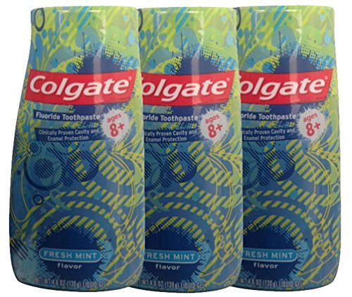 Colgate Liquid Gel Fluoride Toothpaste, Fresh Mint, 4.6-ounce (3pack)