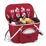 Picnic at Ascot Collapsible Insulated Picnic Basket for 2