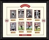 Black Cat Legends Framed & Mounted 624x500mm Box Montage. Featuring Shackleton, Hurley, Montgomery, Kerr, Porterfield, Ball, Phillips, and Quinn, Sunderland AFC.