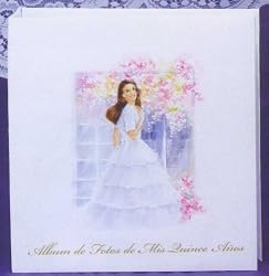 Quinceanera Photo Album in Spanish, 64 pages