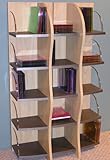 4D Concepts Wave Multimedia Storage, Maple/Gray