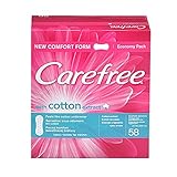Carefree Cotton Extract Breathable Panty Liners - Pack of 58
