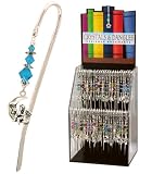 Glass Beaded Metal Hook Bookmarks