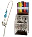 Glass Beaded Metal Hook Bookmarks