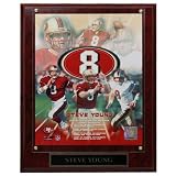 NFL San Francisco 49ers #8 Steve Young 10.5'' x 13'' Legends Player Plaque