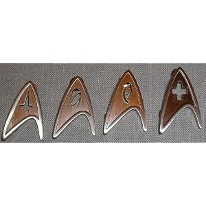 Star Trek New Movie Metal (Set of 4)Chest Insignia PINS