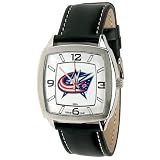 NHL Columbus Blue Jackets Retro Watch w/ Leather Band